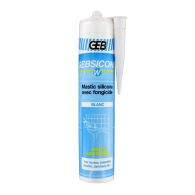 Mastic silicone Blanc GEBSICONE W joints sanitaires