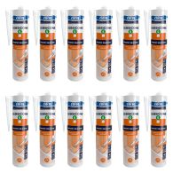 Carton de 12 GEBSICONE S cartouche 310 ml translucide 