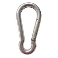 Mousqueton en inox Ø8 pour poteau de voile et hamac GARD&ROCK