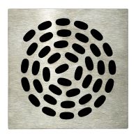 Grille carrée 130 x 130 mm Spirale pour Isotanche