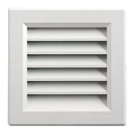 Grille ventilation PVC traditionnelle à encastrer 140 x 140 mm - First Plast
