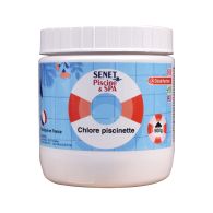 Chlore piscinette - piscine hors sol - Boite de 500G - SENET Piscine et SPA