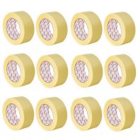 Lot de 12 rubans de masquage 50 m x 50 mm - Arcanaute