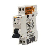 Disjoncteur à vis NF - 1P+N 2A 3kA Courbe C - OHMTEC - IICSEN