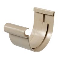 Jonction à coller PVC 16 demi-ronde - Sable - First Plast