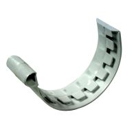 Jonction à coller PVC 25 demi-ronde - Gris - First Plast