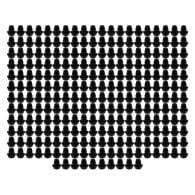 Support de rail réglable 15/32mm SIXBOX lot de 250 pièces