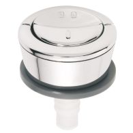 Bouton double poussoir chromé - Wirquin Pro