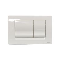 Plaque de commande blanche pour Bâti Césame et Futura 74 - Commande double chasse - Regiplast