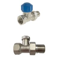 Kit robinet droit thermostatisable + Té de réglage Mâle Femelle 1/2