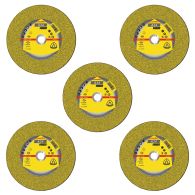 Lot de 5 Disques à tronçonner, Type A 24 EX, 230x3x22,23 mm
