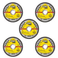 Lot de 5 Disques à tronçonner, Type A 346 EX, 125x1,6x22,23 mm