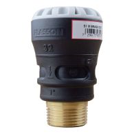 Raccord droit encliquetable PE Ø32 - Laiton mâle 1