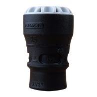 Raccord droit encliquetable PE Ø25 - Laiton femelle 1/2