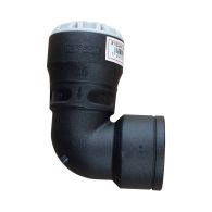 Coude 90° encliquetable PEHD Ø25 -Taraudée femelle 1