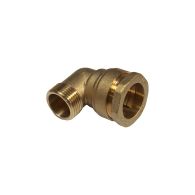 Coude laiton 90° mâle 3/4