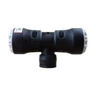 Té 90° encliquetable PE Ø25 - Taraudée femelle 1/2