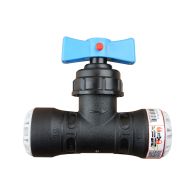 Vanne encliquetable tube PE Ø25 - Série 1 - Plasson