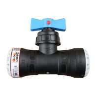 Vanne encliquetable tube PE Ø32 - Série 1 - Plasson