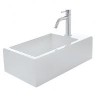 Lave-mains céramique blanc brillant HOX MINI - Ondyna WHX4509