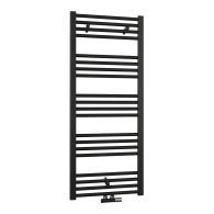 Sèche-serviettes eau chaude NF Mahana - 500 x 1238 mm - 514W - Noir - Thermador