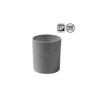 Manchon FF PVC pour tube de descente Ø100 - gris - First Plast