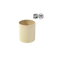 Manchon FF PVC pour tube de descente Ø100 - sable - First Plast