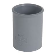 Manchon PVC à butée Femelle Femelle Ø32 - Nicoll