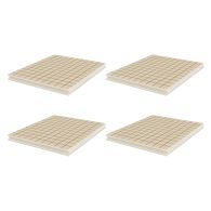 Dalle lisse polyuréthane R5,55,  Ep.120 mm - Lot de 4 dalles (4,68 m²)