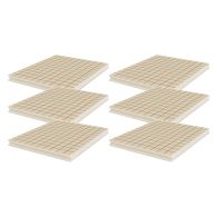 Dalle lisse polyuréthane R3,  Ep.65 mm - Lot de 6 dalles (7,02 m²)