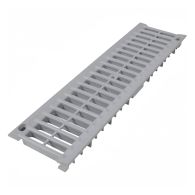 Grille PVC gris clair 500 x 130 mm Connecto classe A15 - Nicoll
