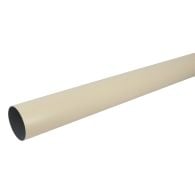 Tube de descente PVC pour gouttière 25 - Ø80 mm 4ml - Sable - Nicoll
