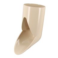 Pied de chute  - Gris - pour tube Nicoll Ø80