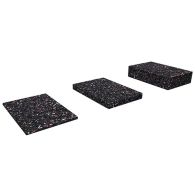 24 cales de réhausse caoutchouc FTA-UP 70 x 70 x 10 mm, protection idéale des lambourdes contre l'humidité - Fischer