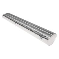 Parefeuilles pour gouttières 25 - Alu laqué aspect Zinc - Longueur 1 m