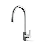 Robinet mitigeur cuisine PRIME Chromé avec douchette, hauteur sous bec 240 mm - Cristina Ondyna