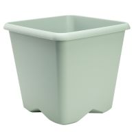 Pot carré non percé CHORUS Vert laurier, 24,5 x 24,5 x 22,8 cm, 8,6 L - EDA