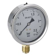 Manomètre Radial Glycérine Mâle 1/4