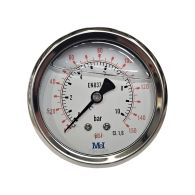Manomètre Axial Glycérine Mâle 1/4