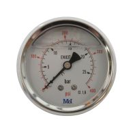 Manomètre Axial Glycérine Mâle 1/4