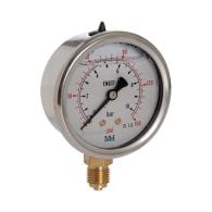 Manomètre Radial Glycérine Mâle 1/4