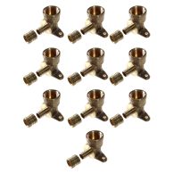 Lot de 10 Coudes applique PER à glissement Ø16 - Femelle fixe 1/2