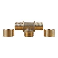 Té à glissement PER Ø25 - Mâle 3/4