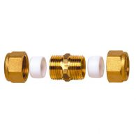 Raccord laiton bicône droit (10x10)  - Watts 22L0703010