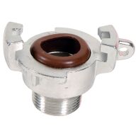 Raccord express inox EN 1.4408 avec joint FKM Mâle 1