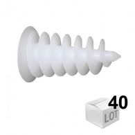 40 chevilles ISORAM pour fixation dans les matériaux en polystyrène
