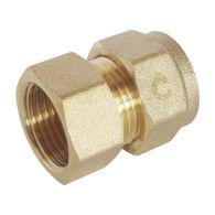 Raccord à compression tube PER Ø12 - Femelle fixe 1/2