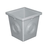 Regard polypropylène 300 x 300 mm - Sorties Ø80 à 140 mm - First Plast