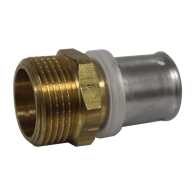 Raccord multicouche à sertir droit mâle (20/27) 3/4