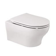 Pack cuvette suspendue rimflush Winner bl sans bride (cuv. RF+ abat. slim easyclip slcl) - Sanindusa